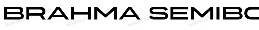 Brahma SemiBold字体转换